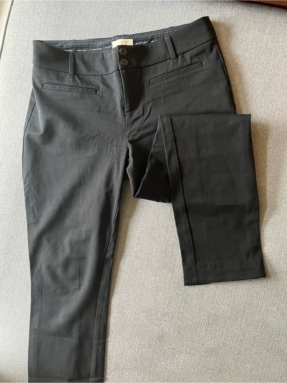 Anthropologie Black Men's Dress Pants - Slim Tailored